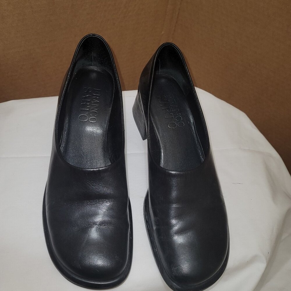 Black Leather Loafers size 8